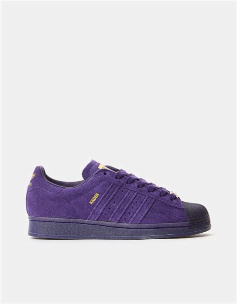 Adidas X Kader Superstar Adv Skate Shoes Dark Purpledark Purplegold