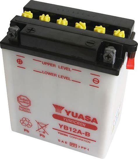 Batterie Moto Yuasa Yb A B V Ah