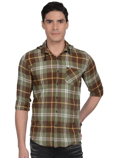 Own Checks Mens Cotton Shirts Machine Wash Size M L Xl At Rs In