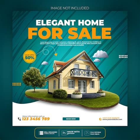 Premium Psd Real Estate House Social Media Post Or Square Banner Template