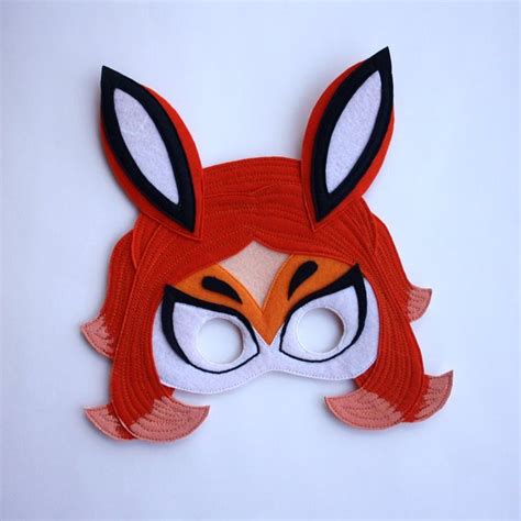 MIRACULOUS RENAROUGE MASK Rena Rouge Felt Mask Party Favor Pretend