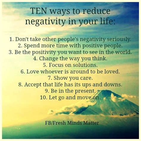 Reduce Negativity In Your Life In Ways Quotes Positive Quotes