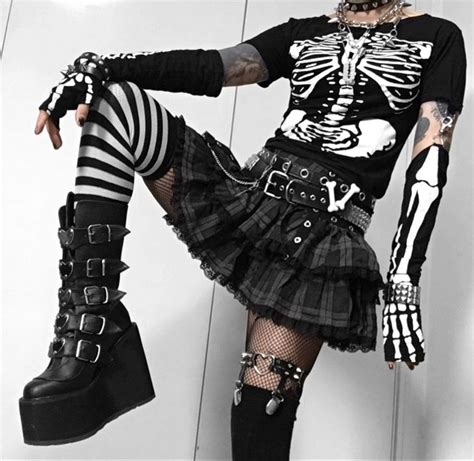 Alt Fit Grunge Dress Punk Outfits Grunge Fashion