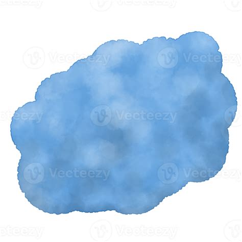 Cute Watercolor Cloud Png