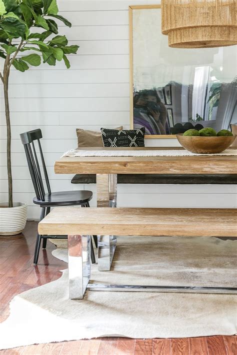 Reveal Dining Room Office Combo With Diy Built In Storage Banquette