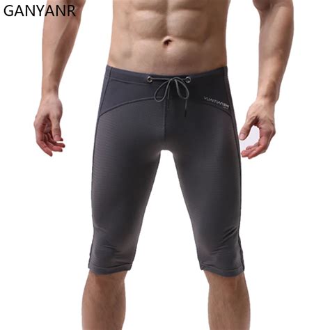 GANYANR mallas cortas de compresión para hombre ropa deportiva para