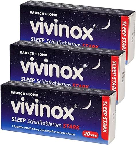 Vivinox Sleep Stark Schlaftabletten Sparset X St I F R