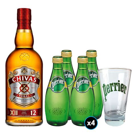 Booz cl PACK WHISKY PERRIER N3 1x Whisky Chivas Regal 12 Años 750cc