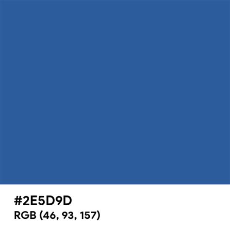 Neptune Blue color hex code is #2E5D9D