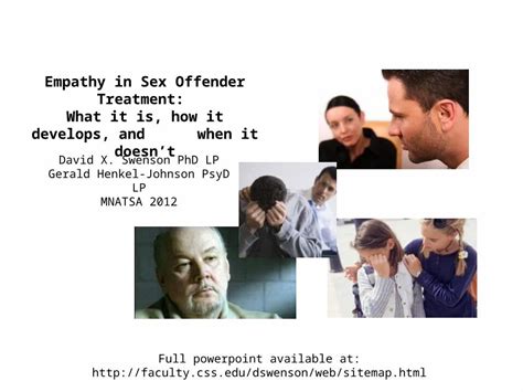 Ppt Empathy In Sex Offender Treatment What It Is How It Develops