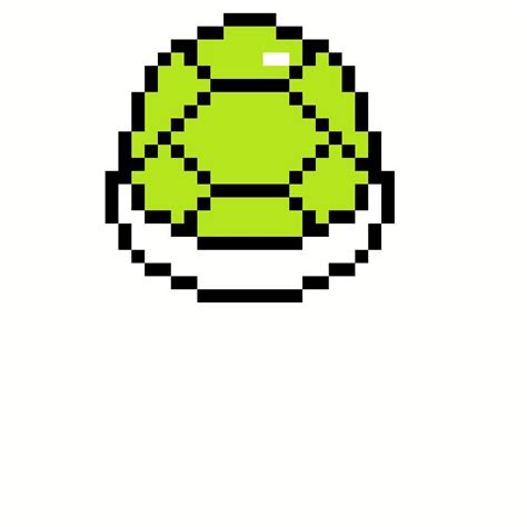 Carapace Tortue Mario Pixel Art Pixel Art