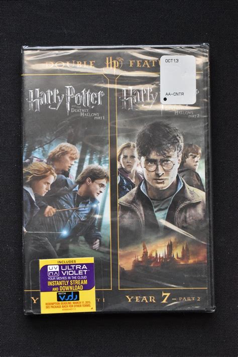 Harry Potter And The Deathly Hallows Part 1 And 2 Dvd New Sealed Ebay