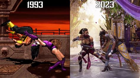 Mileena Throw Move Evolution Mortal Kombat 2 12 1993 2023 4K YouTube