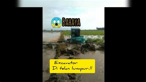 Excavator Kobelco Sk P Ambless Di Rawa Gambut Alatberat