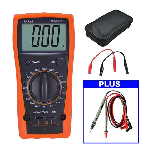 M013 VICI Digital LCR Meter DM4070 3 1 2 20H 2000uF 20Mohm Self