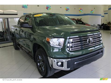 2021 Army Green Toyota Tundra Sr5 Crewmax 4x4 145970157 Photo 4