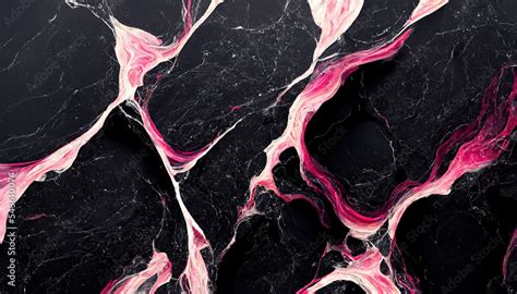 Abstract black and pink marble wallpaper Stock Illustration | Adobe Stock