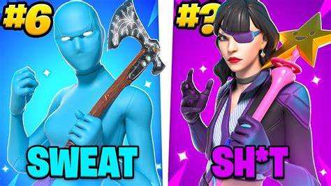 Top Most Tryhard Skin Combos In Fortnite Youtube