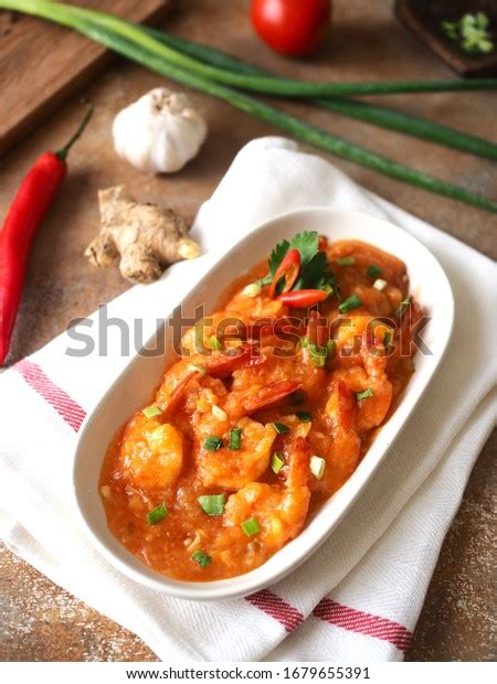 Udang Asam Manis Sweet Sour Shrimp Stock Photo Shutterstock