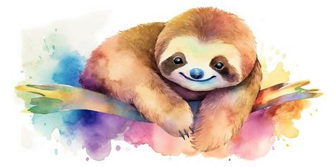 Cute Sloth Art