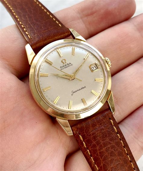 Vintage Omega Seamaster Automatic Solid Gold Date Atelier Yuwa Ciao Jp