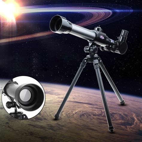 Lens Single Tube Telescope Star Gazing Finderscope Travel Eyepiece Kids Monocular Optical Lens ...