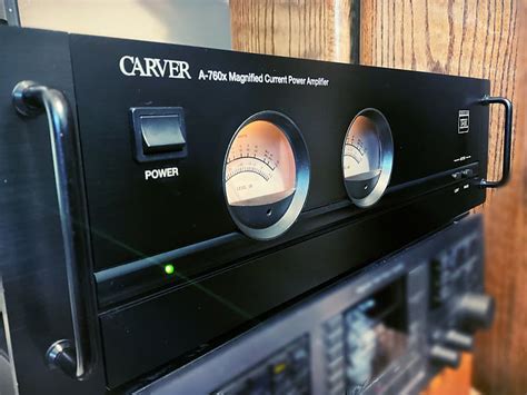 Carver A 760x Stereo Mono Magnified Current Power Amplifier Reverb