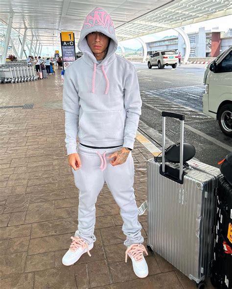 Synaworld Syna Logo Tracksuit Grey Pink Dazone