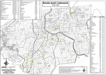 Banda Aceh Sumatra Indonesia City Map Katalog Peta Banda Aceh