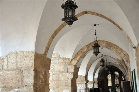 Inside of the Al Aqsa Mosque, Jerusalem Editorial Photo - Image of ...