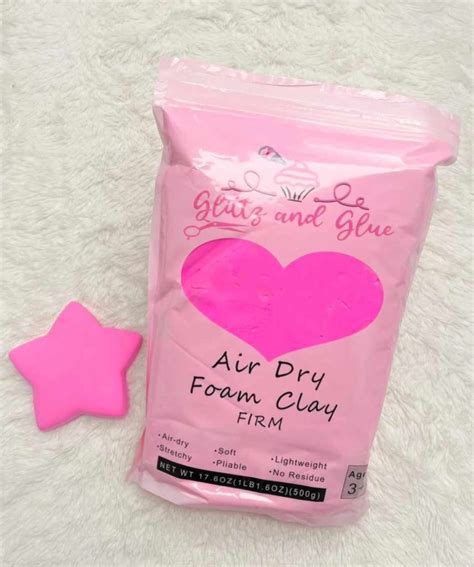 Fuchsia Foam Clay Foam Clay Glittz And Glue Foam Clay Fake Bake