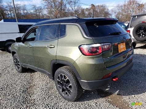 2019 Olive Green Pearl Jeep Compass Trailhawk 4x4 136054669 Photo 2 Car Color