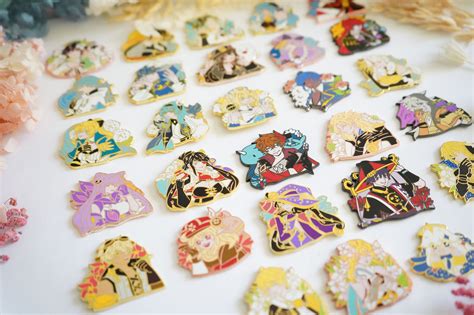 Genshin Impact Enamel Pin Collection Set I Grakanshop