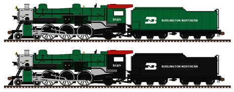 Gtw 5629 Burlington Northern Scheme By Mrbill6ishere On Deviantart