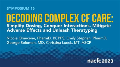 NACFC 2023 S16 Decoding Complex CF Care YouTube