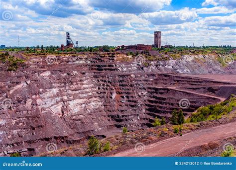 View On Iron Ore Quarry In City Kryvyi Rih Ukraine Stock Photo Image