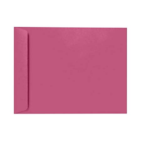 Lux Open End X Envelopes Peel Press Closure Magenta Pack Of