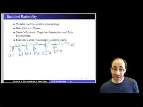 A Brief Introduction To Game Theory Module 9 Bounded Rationality