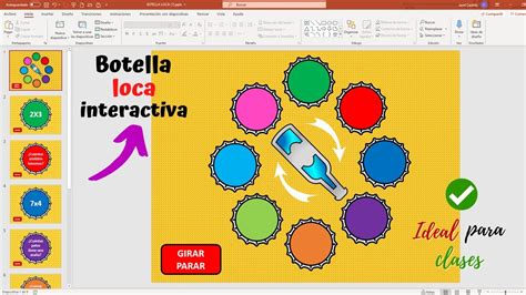 Como Hacer El Juego De La BOTELLA LOCA En PowerPoint Juego