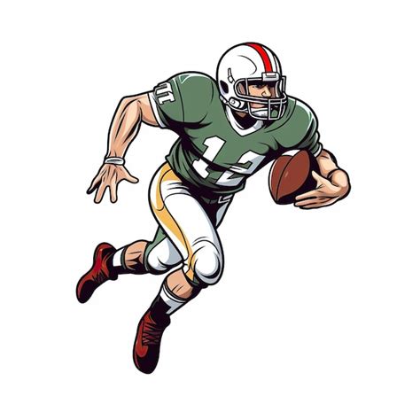 Premium Photo American Football Player Clip Art