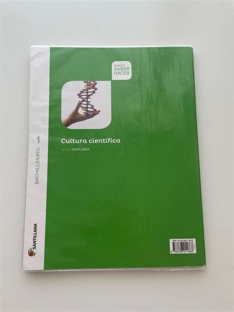 Cultura Científica 1º Bachillerato Santillana Cuci De Segunda Mano Por 20 Eur En O Burgo En Wallapop