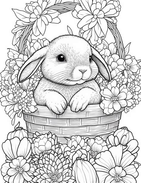 Easter Coloring Book Etsy Easter Coloring Book Coloring Book Art