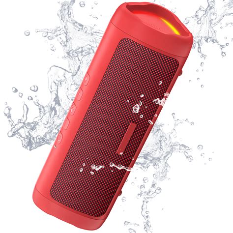 Portable Bluetooth Speaker Ipx5 Waterproof Speaker With Hd Sound Up To 24h Playtime Tws