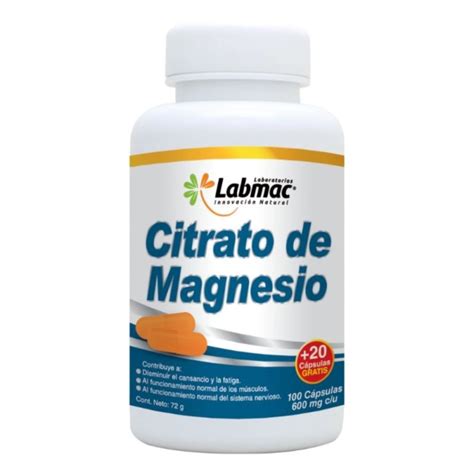 Citrato De Magnesio Mg Por Cap De Labmac Ingennova