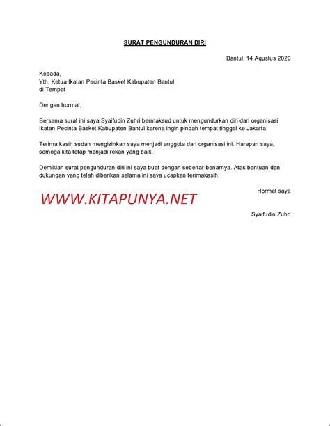 Contoh Surat Pernyataan Berhenti Merokok Untuk Kuliah Surat Lamaran