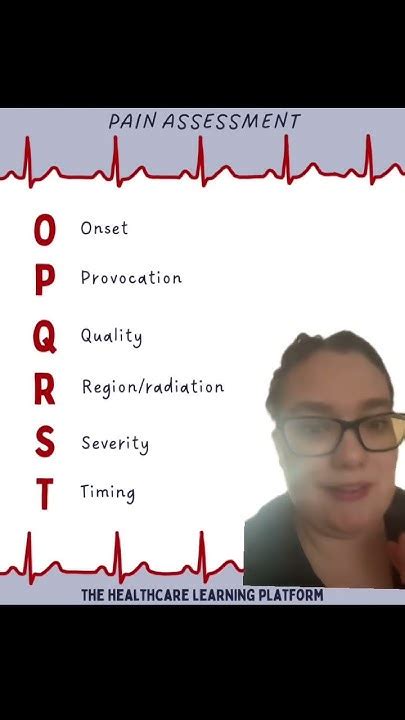 Opqrst Is A Commonly Used Mnemonic For Conducting A Pain Assessment