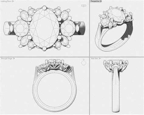 Custom Jewelry Design Process Custom Ring Design Custom Engagement