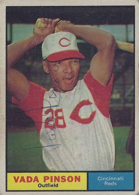 1961 Topps Vada Pinson 110 Outfielder B 11 Aug 1938 Flickr