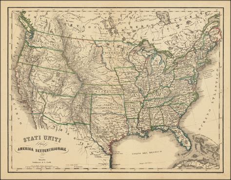 (State of Deseret Configuration with Brownsville Shown) Stati Uniti Dell' America Settentrionale ...