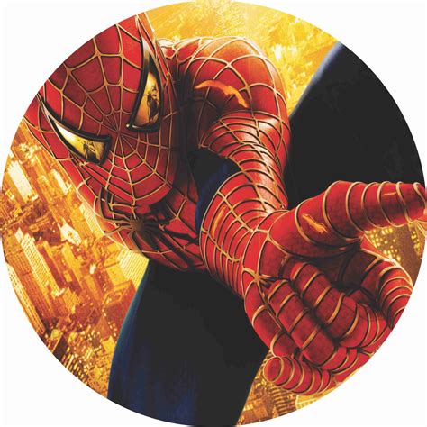 Painel Redondo Tema Homem Aranha Para Decora O De Festa Em Tecido